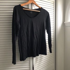 Black long sleeve loft shirt Medium